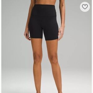 Lululemon Align High Rise short 6” size 10 black
